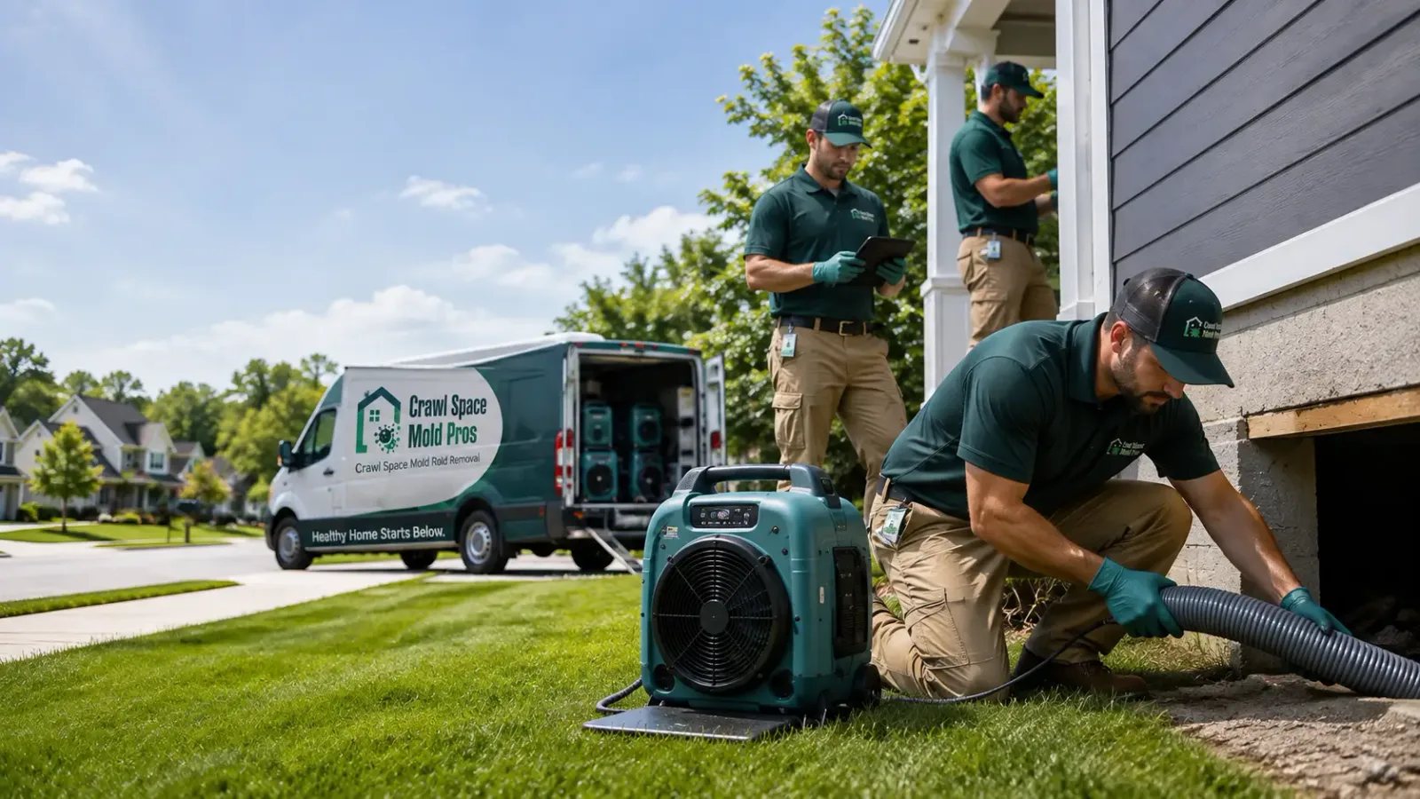 Crawl Space Mold Removal in Nashville, KS